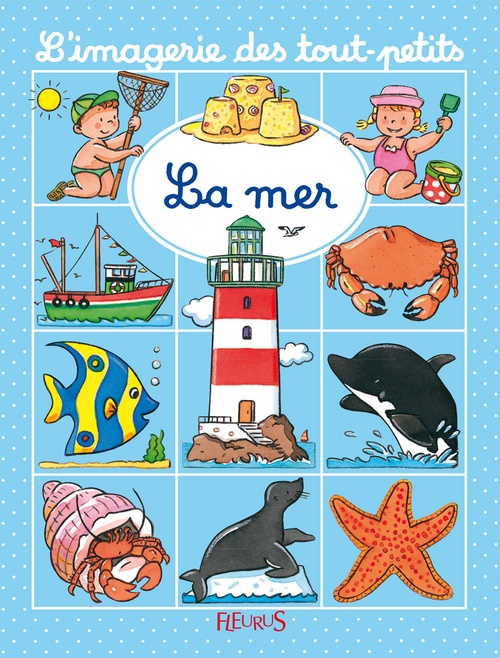 Couverture ebook de La mer, de Nathalie Bélineau, Sylvie Michelet