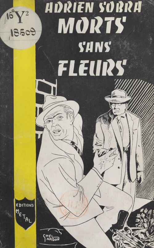 ebook cover of Morts sans fleurs, by Adrien Sobra