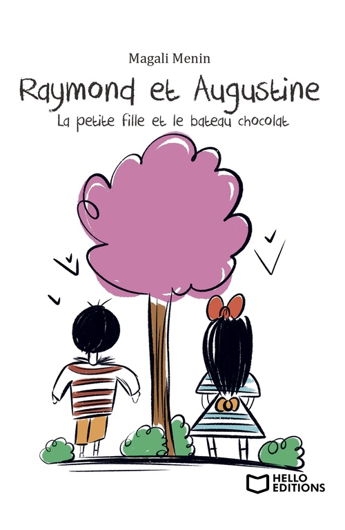 ebook cover of Raymond et Augustine, La petite fille et le bateau chocolat, by Magali Menin