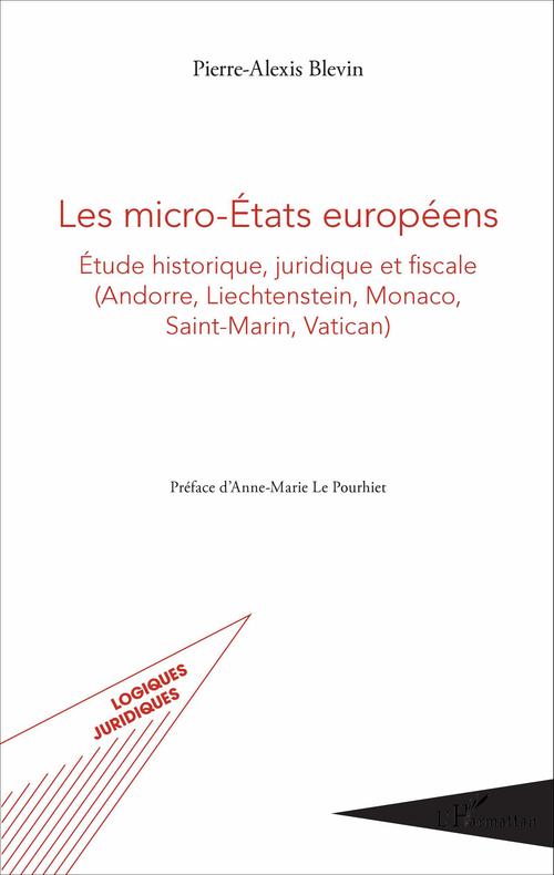 ebook cover of Les micro-États européens, by Pierre-alexis Blevin