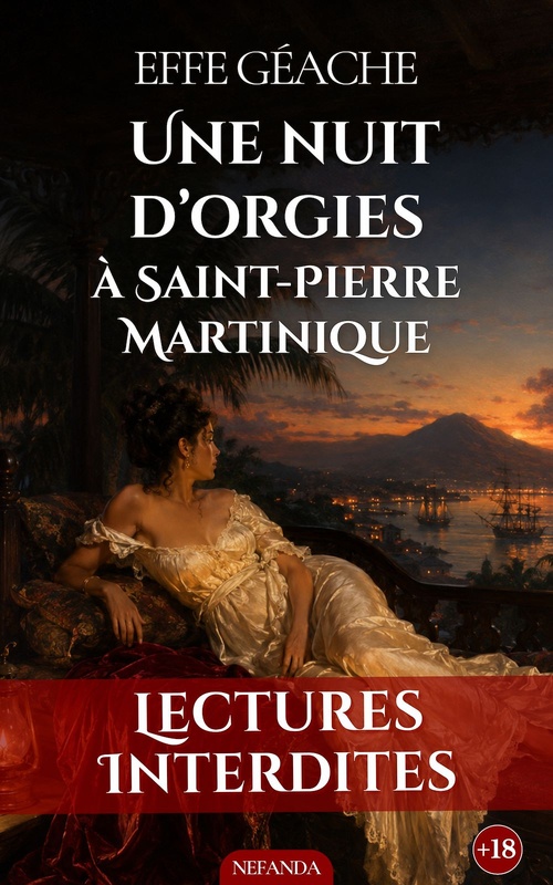 Couverture ebook de Une nuit d'orgies à Saint-Pierre, de Effe Geache