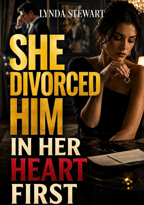 Couverture ebook de She Divorced Him in Her Heart First, de Lynda Stewart