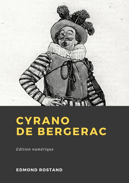 ebook cover of Cyrano de Bergerac, by Edmond Rostand