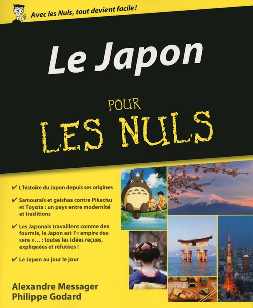 Couverture ebook de Le Japon pour les Nuls, de Philippe Godard, Alexandre Messager