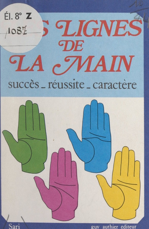 ebook cover of Les lignes de la main, by Sari