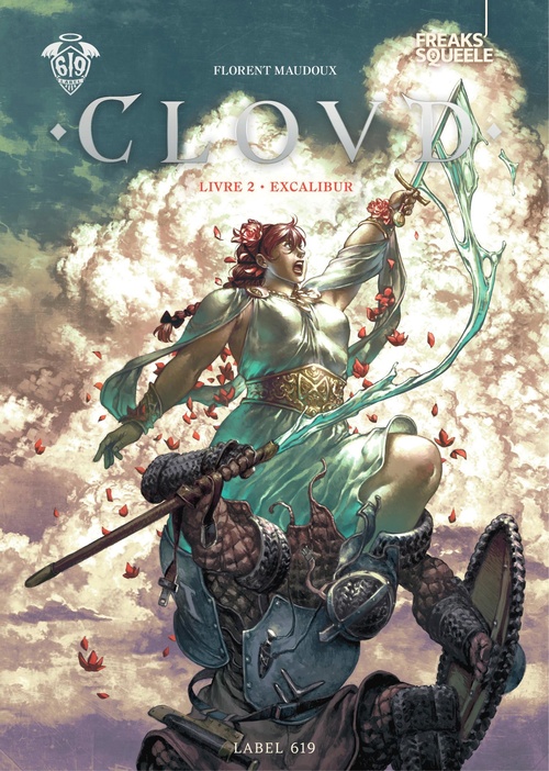 Couverture ebook de Clovd - Tome 2 - Excalibur, de Florent Maudoux