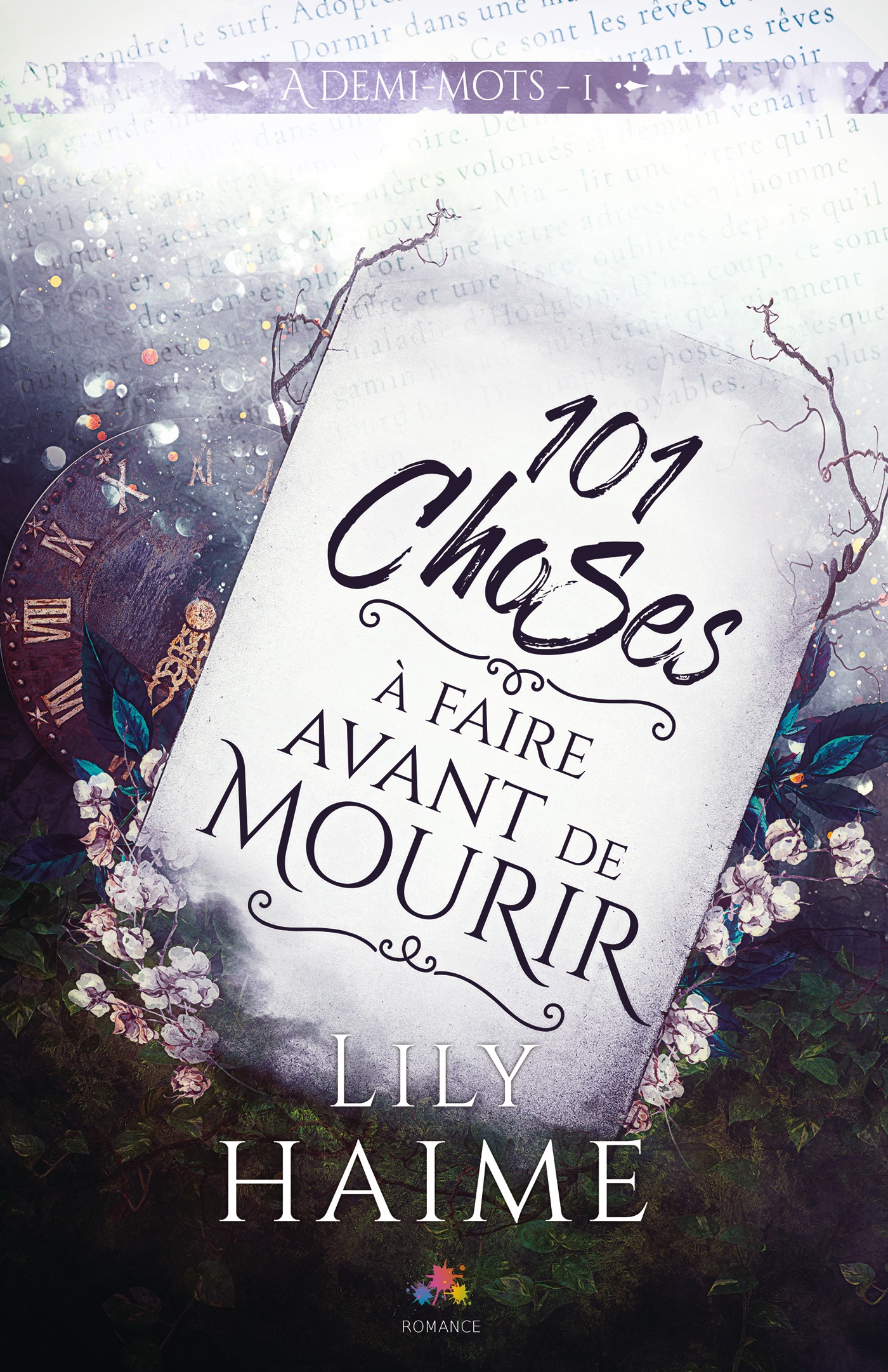 Couverture ebook de 101 choses à faire avant de mourir, de Lily Haime