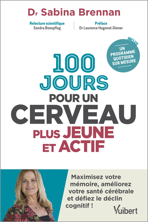 ebook cover of 100 jours pour un cerveau plus jeune et actif, by Sabina Brennan, Dr Sabina Brennan