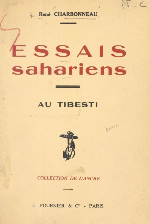 Couverture ebook de Essais sahariens, de Rene Charbonneau