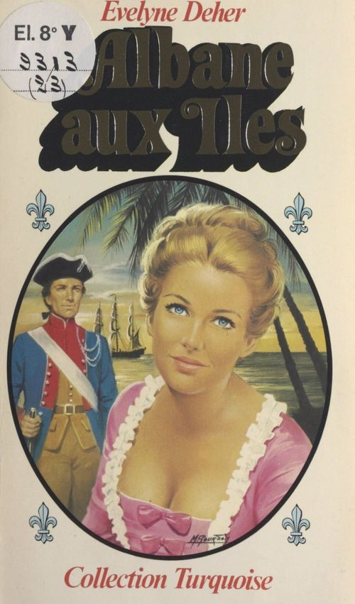 Couverture ebook de Albane aux îles, de Evelyne Deher