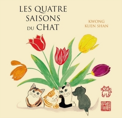 Couverture ebook de Les Quatre Saisons du chat, de Kwong kuen Shan
