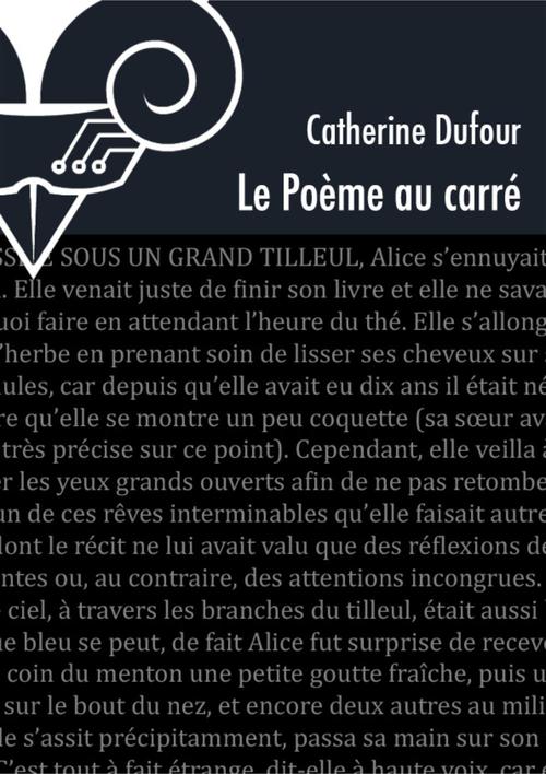 ebook cover of Le Poème au carré, by Catherine Dufour