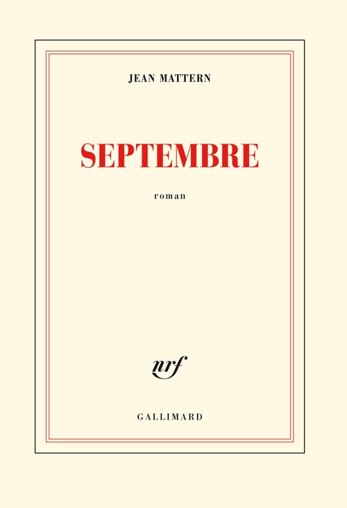ebook cover of Septembre, by Jean Mattern