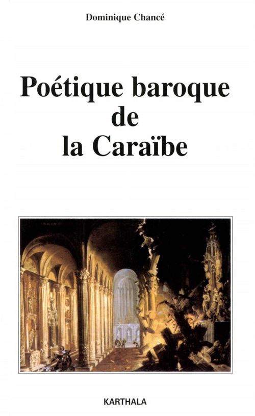 ebook cover of Poétique baroque de la Caraïbe, by Dominique Chance