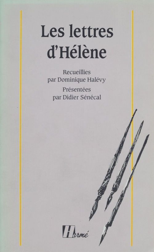Couverture ebook de Les Lettres d'Hélène, de Dominique Halevy