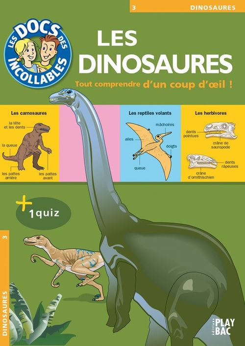 Couverture ebook de Les Dinosaures, de Collectif
