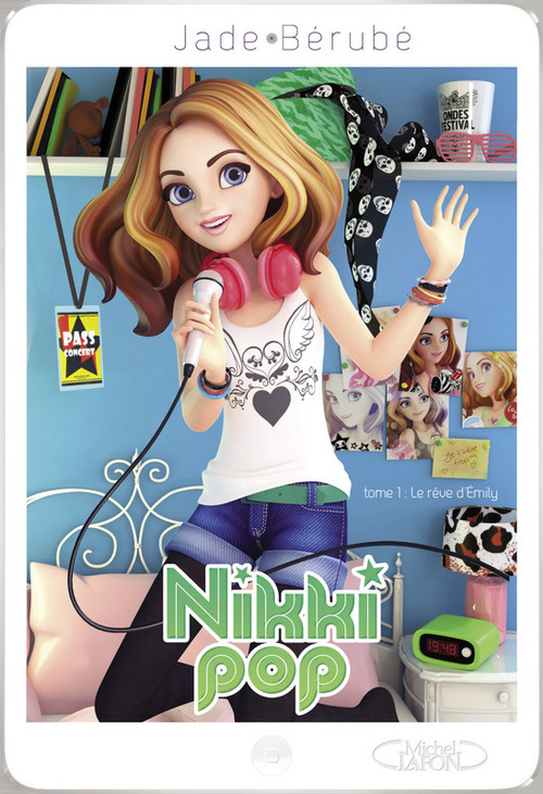 ebook cover of Nikki pop T01 Le rêve d'Emily, by Jade Bérubé