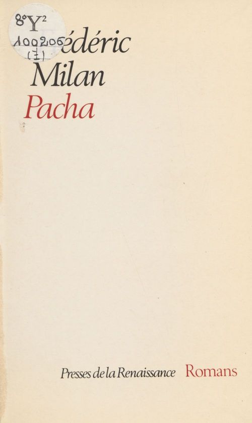 Couverture ebook de Pacha, de Milan/Frederic