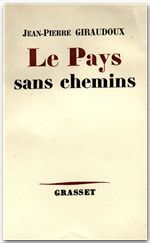 ebook cover of Le pays sans chemins, by Jean-pierre Giraudoux