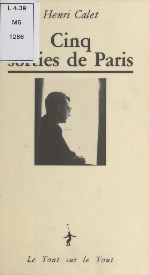 Couverture ebook de Cinq sorties de Paris, de Henri Calet