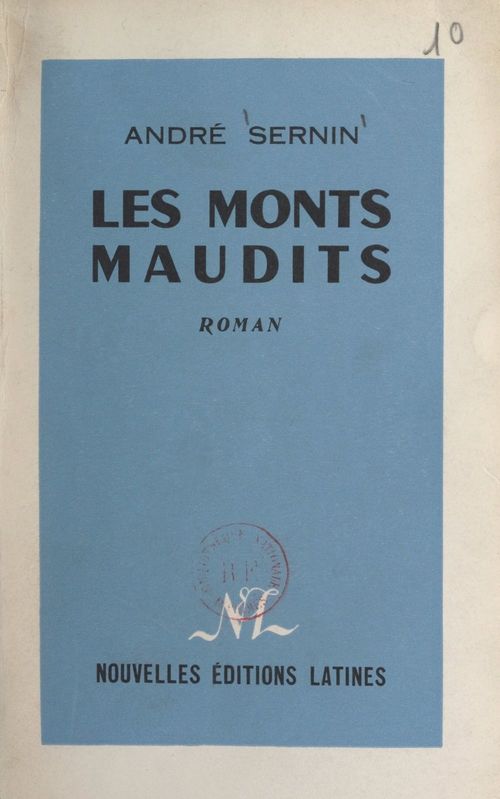 Couverture ebook de Les monts maudits, de Andre Sernin