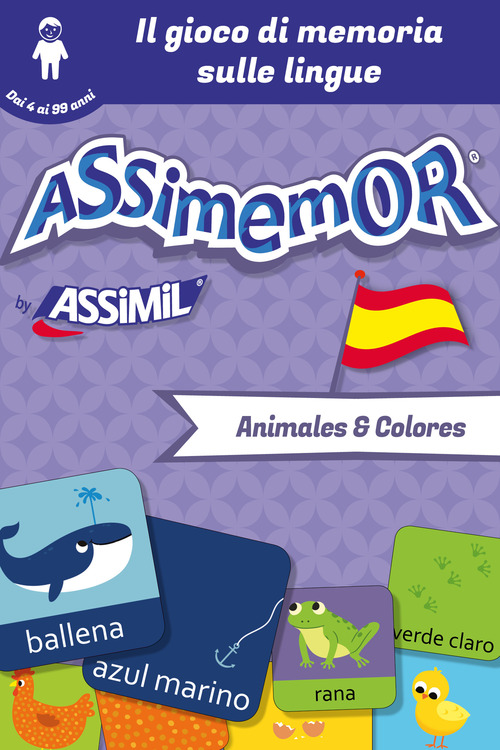 ebook cover of Assimemor - Le mie prime parole in spagnolo: Animales y Colores, by Celadon, Jean-Sebastien Deheeger