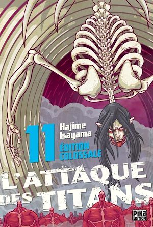 ebook cover of L'Attaque des Titans Edition Colossale T11, by Hajime Isayama