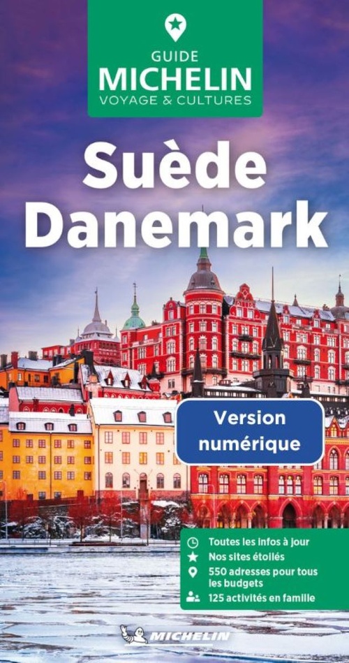 Couverture ebook de Guide Vert Suède Danemark, de Collectif