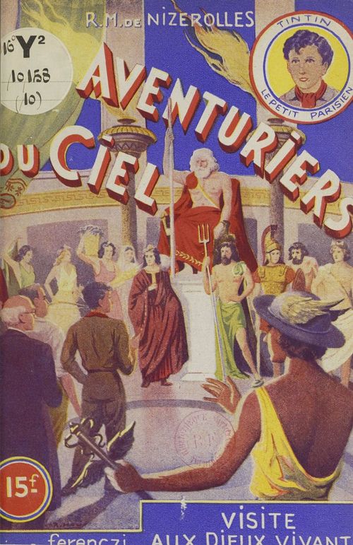 ebook cover of Les aventuriers du ciel (10). Visite aux dieux vivants, by Rene-Marcel De Nizerolles