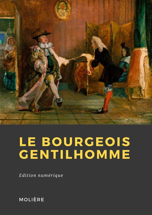ebook cover of Le Bourgeois gentilhomme, by Molière