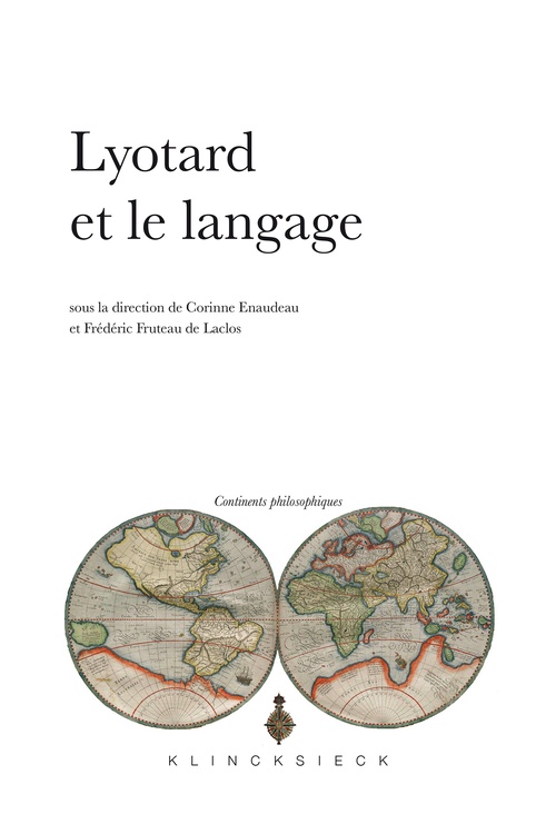 ebook cover of Lyotard et le langage, by Corinne Enaudeau, Frédéric Fruteau de Laclos