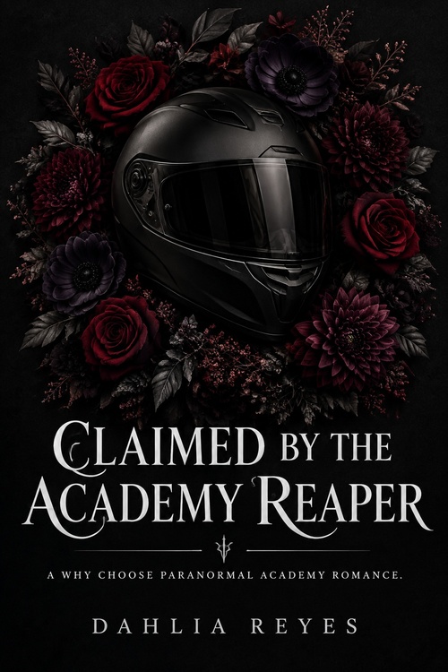 Couverture ebook de Claimed by the Academy Reaper, de Dahlia Reyes