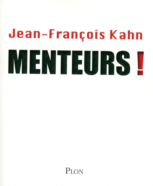 Couverture ebook de Menteurs !, de Jean-François Kahn