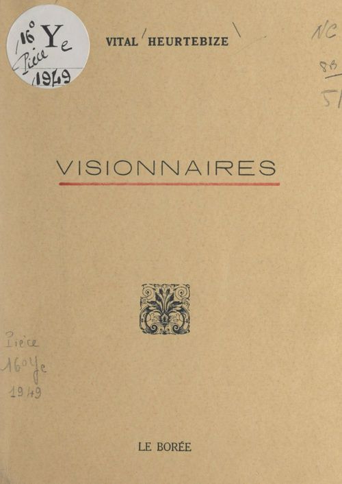 Couverture ebook de Visionnaires, de Vital Heurtebize