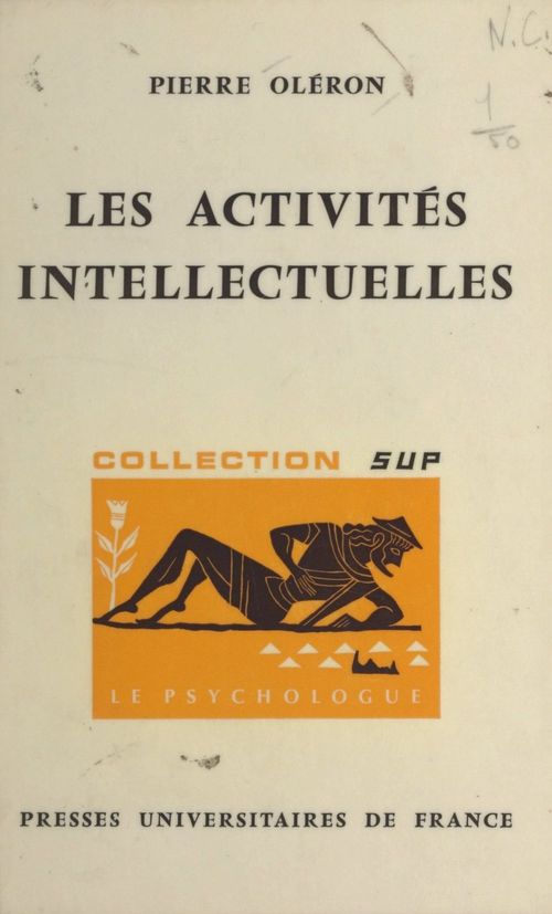 ebook cover of Les activités intellectuelles, by Pierre Oléron