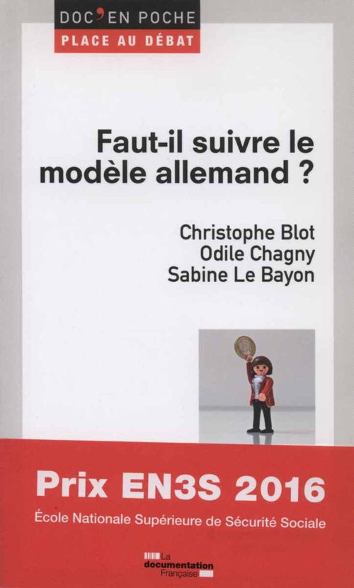 Couverture ebook de Faut-il suivre le modèle allemand ?, de Christophe Blot, Odile Chagny, Sabine Lebayou