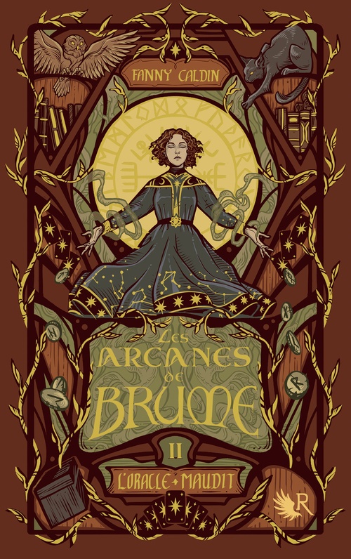 Couverture ebook de Les Arcanes de Brume - Livre 2 L'Oracle maudit, de Fanny Caldin