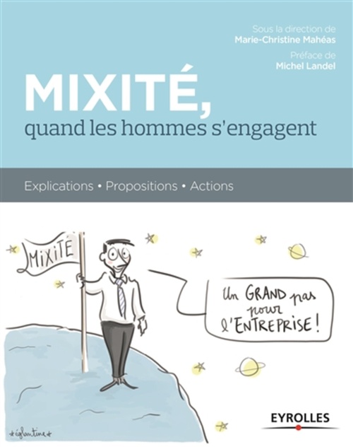 Couverture ebook de Mixité, quand les hommes s'engagent, de Marie-christine Mahéas
