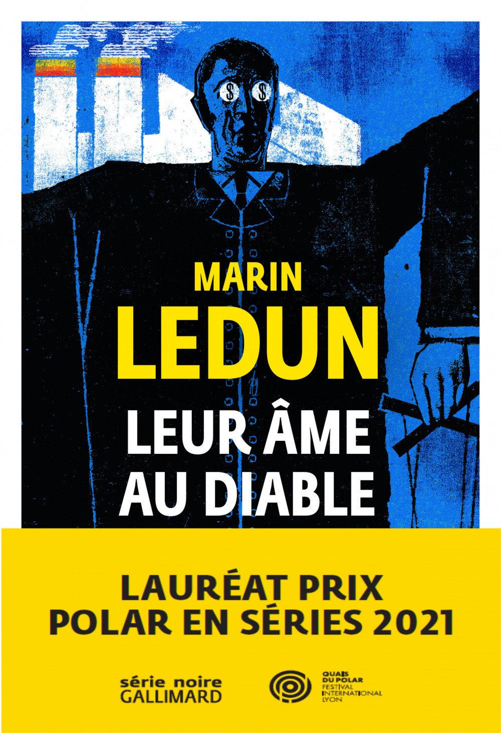 Couverture ebook de Leur âme au diable, de Marin Ledun
