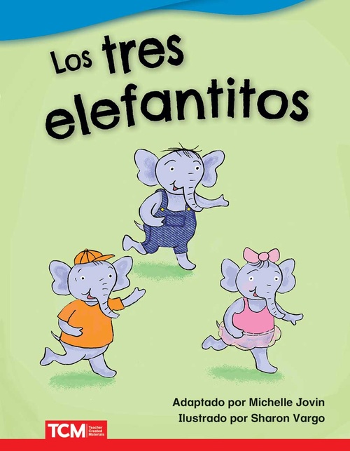 Couverture ebook de Los tres elefantitos, de Michelle Jovin