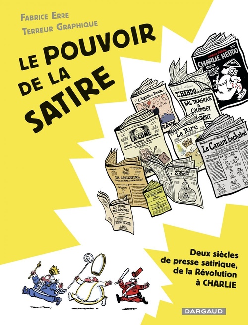 Couverture ebook de Le pouvoir de la Satire, de Fabrice Erre, Terreur Graphique