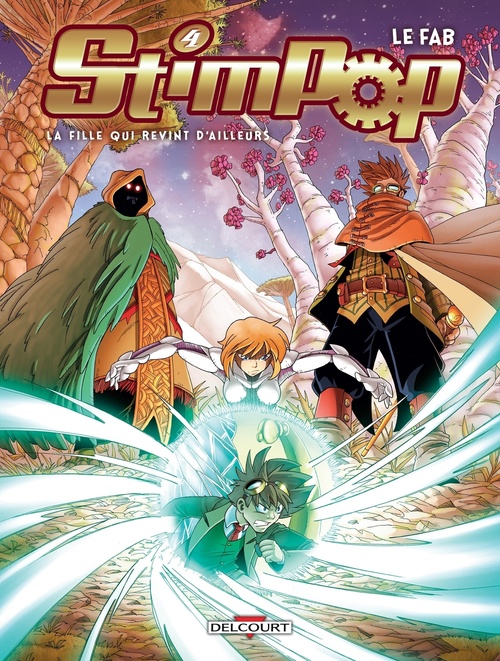 Couverture ebook de Stimpop T04 - La Fille qui revint d'ailleurs, de Le fab