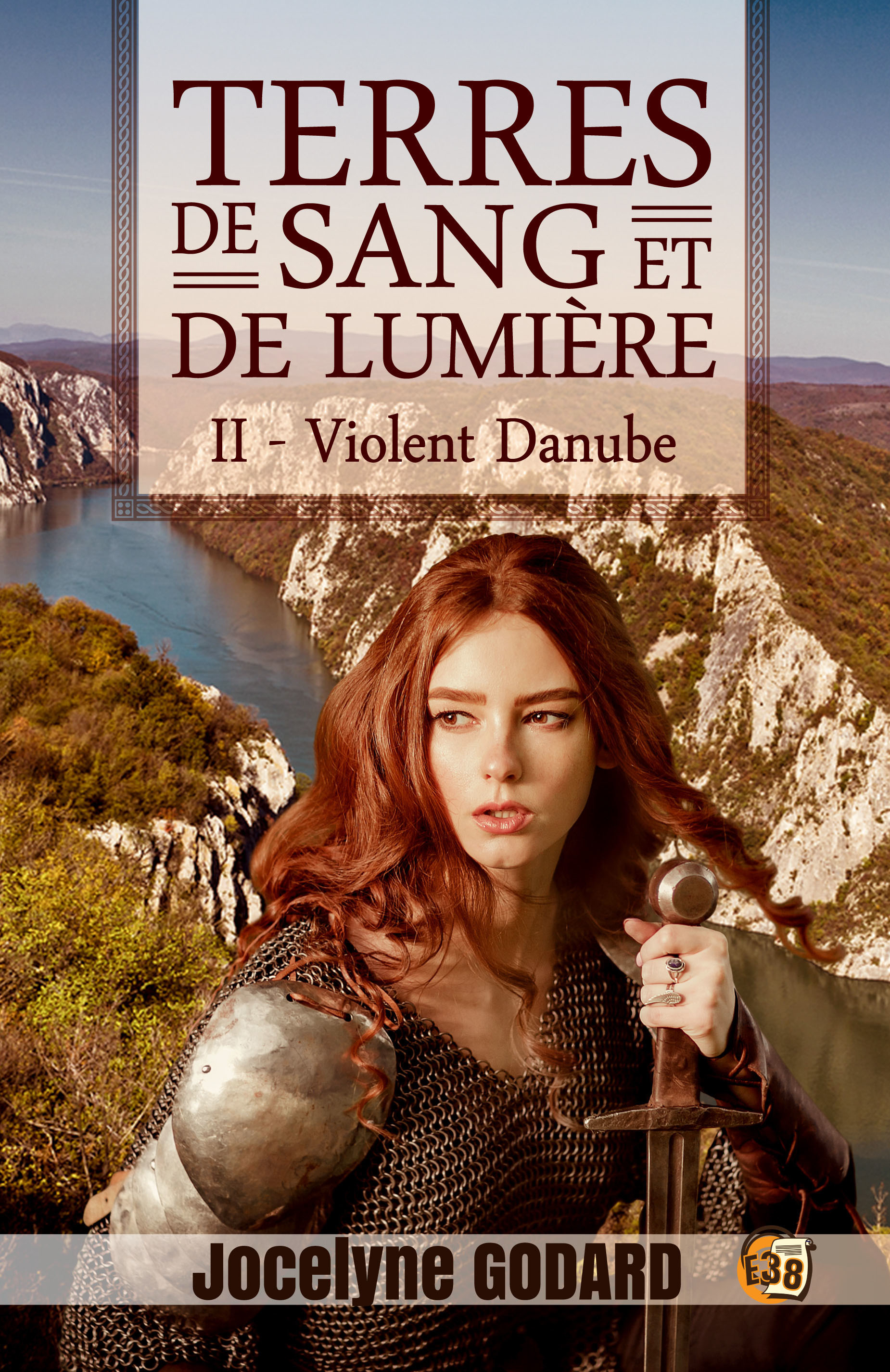 ebook cover of Violent Danube, by Jocelyne Godard
