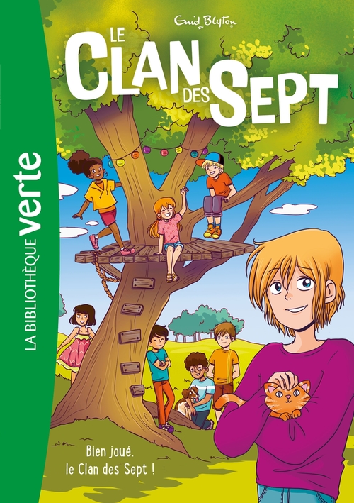 ebook cover of Le Clan des Sept NED 03 - Bien joué, le Clan des Sept, by Enid Blyton, Cyrielle