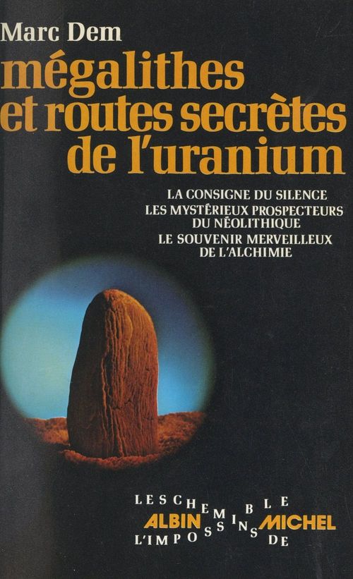 ebook cover of Mégalithes et routes secrètes de l'uranium, by Marc Dem