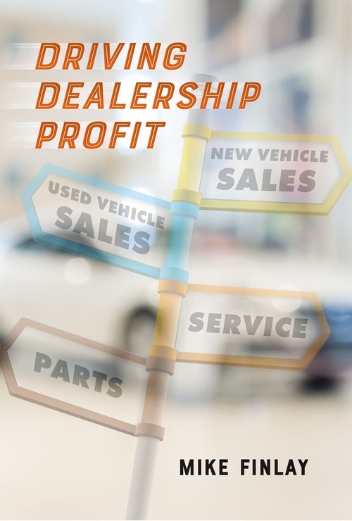 Couverture ebook de Driving Dealership Profit, de Mike Finlay