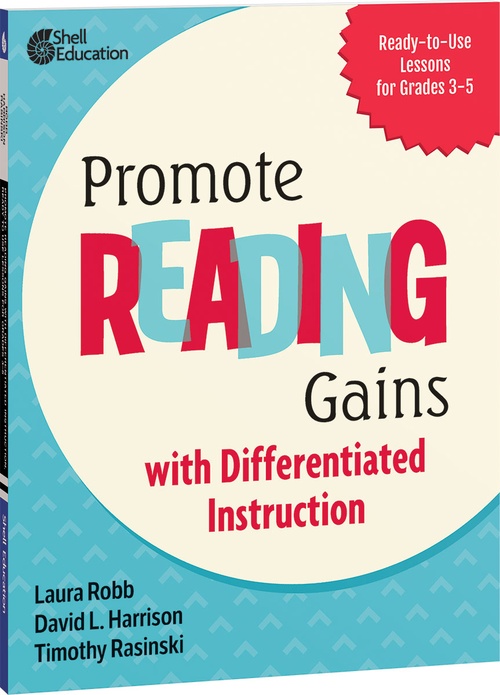 ebook cover of Promote Reading Gains with Differentiated Instruction, by Laura Robb, David L. Harrison, Timothy Rasinski