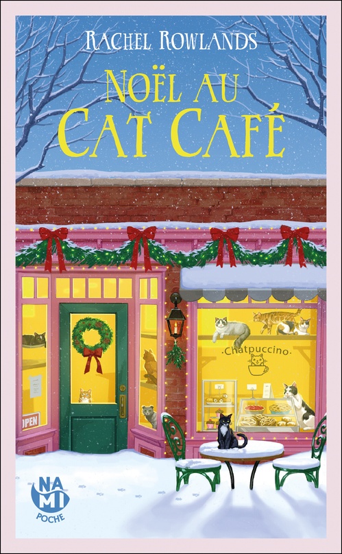 Couverture ebook de Noël au Cat Café, de Rachel Rowlands