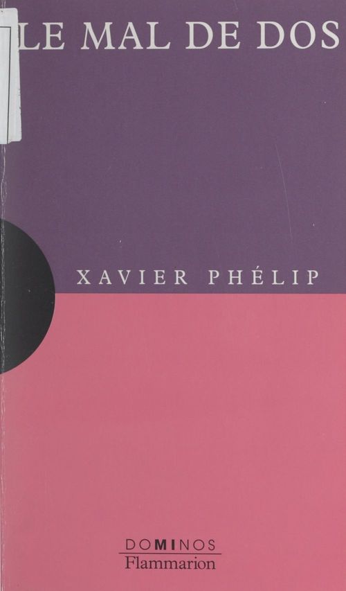 Couverture ebook de Le mal de dos, de Xavier Phelip