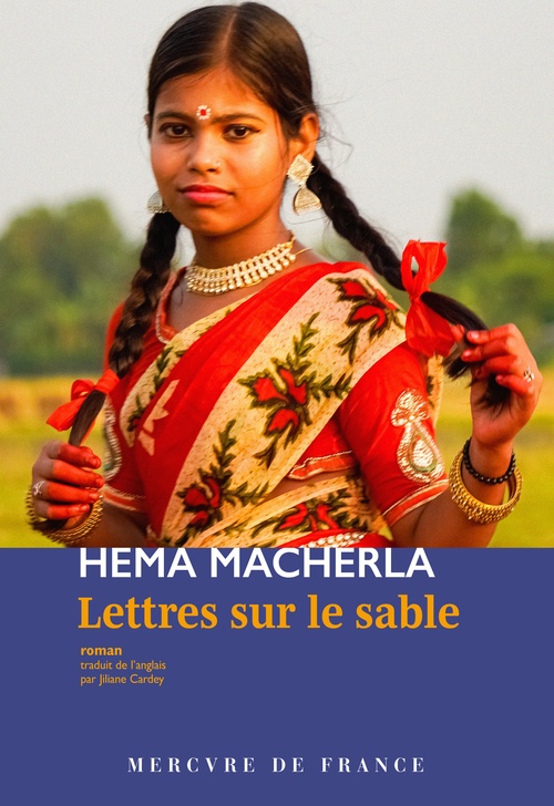 ebook cover of Lettres sur le sable, by Hema Macherla, Jiliane Cardey